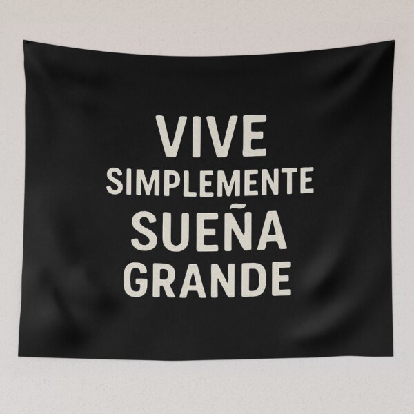 Item preview, Vive simplemente sueña a lo grande designed and sold by ColorSapiens.