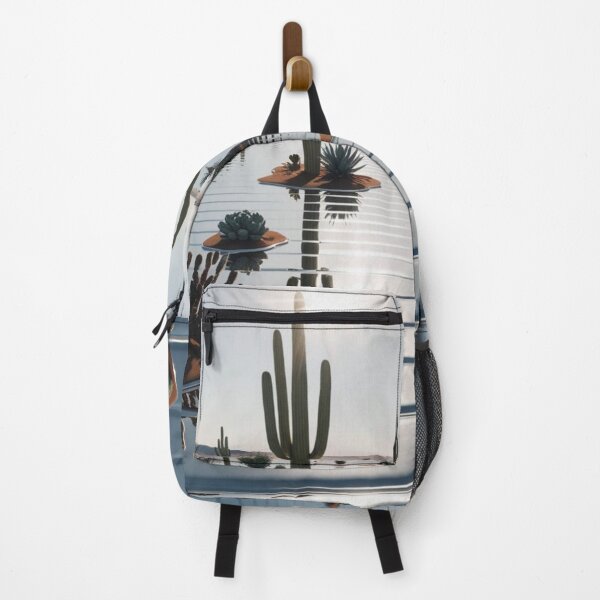 Item preview, Reflective Flooded Desert Water Cactus Art  designed and sold by Spectime.