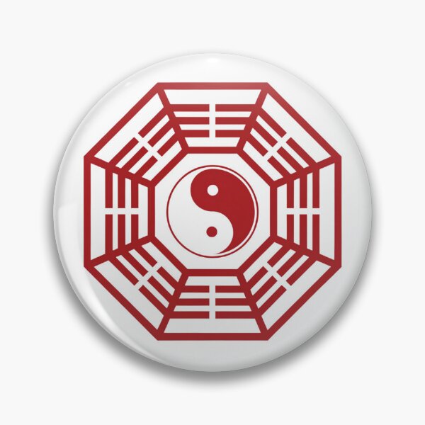 Item preview, Bagua mirror with Yin Yang red designed and sold by Lucky 777.