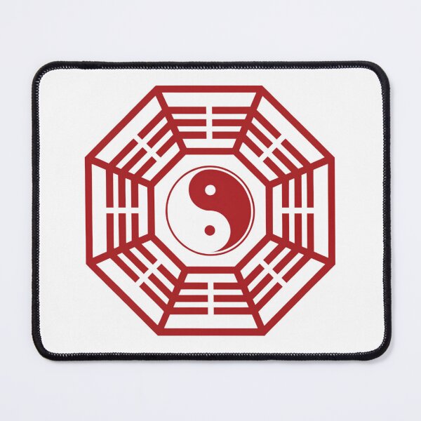 Item preview, Bagua mirror with Yin Yang red designed and sold by Lucky 777.
