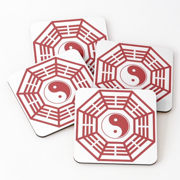 Item preview, Bagua mirror with Yin Yang red designed and sold by Lucky 777.