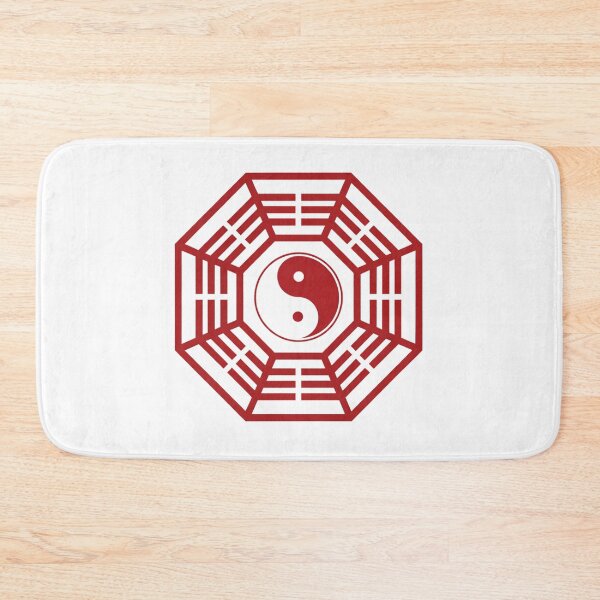 Item preview, Bagua mirror with Yin Yang red designed and sold by Lucky 777.