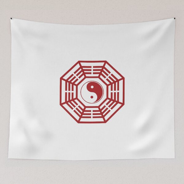 Item preview, Bagua mirror with Yin Yang red designed and sold by Lucky 777.