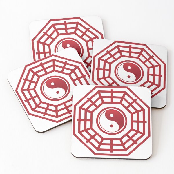 Item preview, Bagua mirror with Yin Yang red designed and sold by Lucky 777.