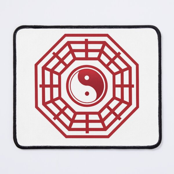 Item preview, Bagua mirror with Yin Yang red designed and sold by Lucky 777.