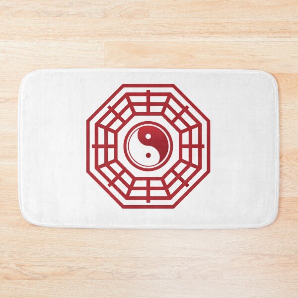 Item preview, Bagua mirror with Yin Yang red designed and sold by Lucky 777.
