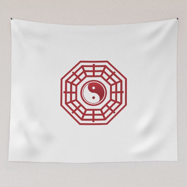 Item preview, Bagua mirror with Yin Yang red designed and sold by Lucky 777.