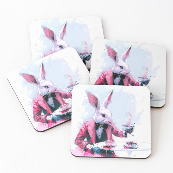 Item preview, Whimsical Abstract Bunny Rabbit designed and sold by ArtbyJustis.