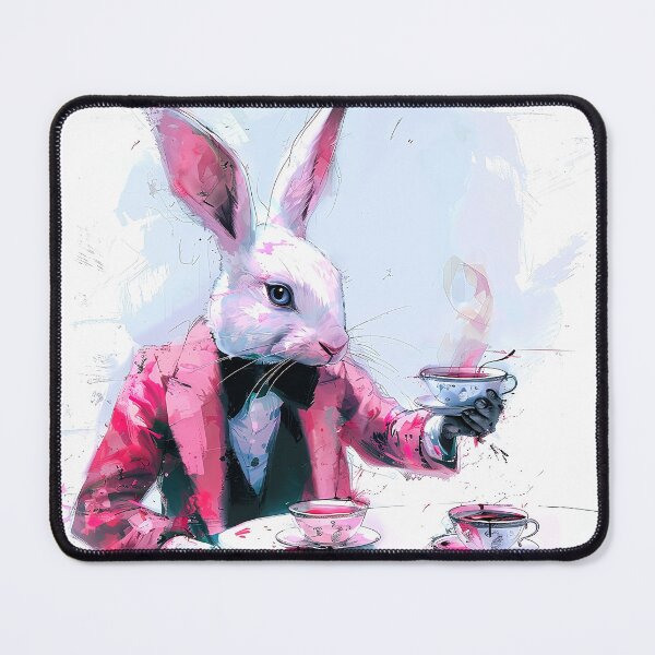 Item preview, Whimsical Abstract Bunny Rabbit designed and sold by ArtbyJustis.