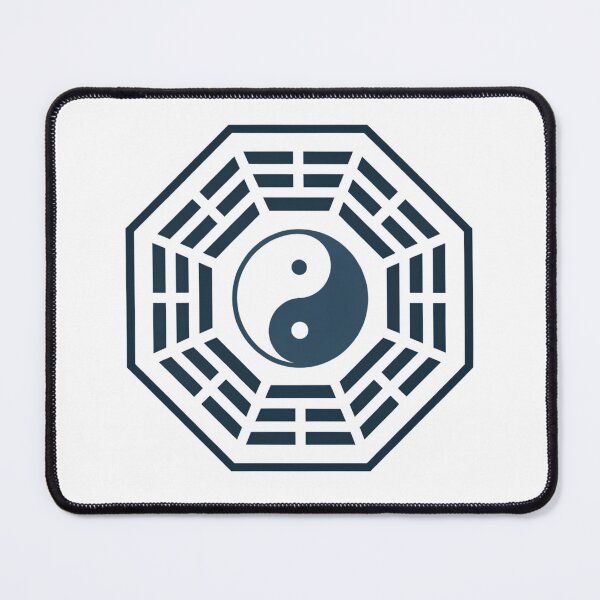 Item preview, Bagua mirror with Yin Yang blue designed and sold by Lucky 777.