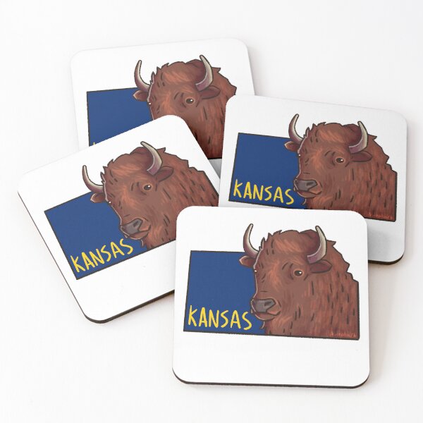 Item preview, Kansas State Mammal - American Bison designed and sold by littlealiart.