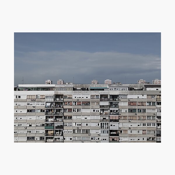 Item preview, Socialist-Era Block of Flats – Eastern Europe – Faded designed and sold by SectorOblivion.