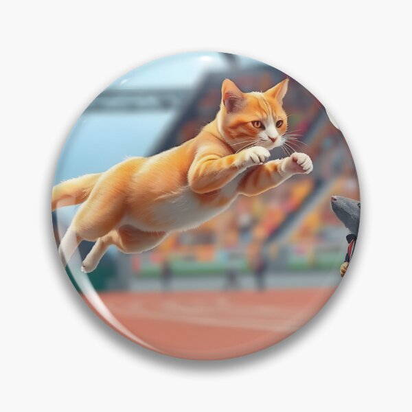 Item preview, When Friends Cheer, Every Leap is a Victory! ; Feline Olympics: A Jump to Remember designed and sold by Creative-RE.
