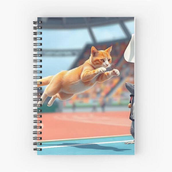Item preview, When Friends Cheer, Every Leap is a Victory! ; Feline Olympics: A Jump to Remember designed and sold by Creative-RE.