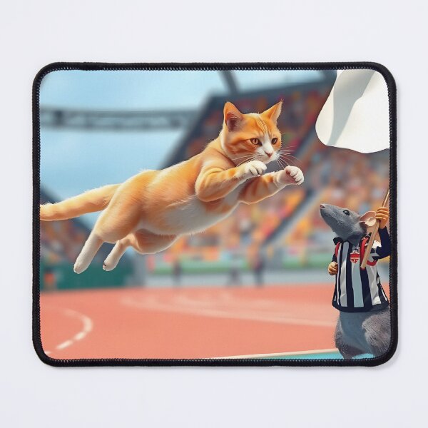 Item preview, When Friends Cheer, Every Leap is a Victory! ; Feline Olympics: A Jump to Remember designed and sold by Creative-RE.