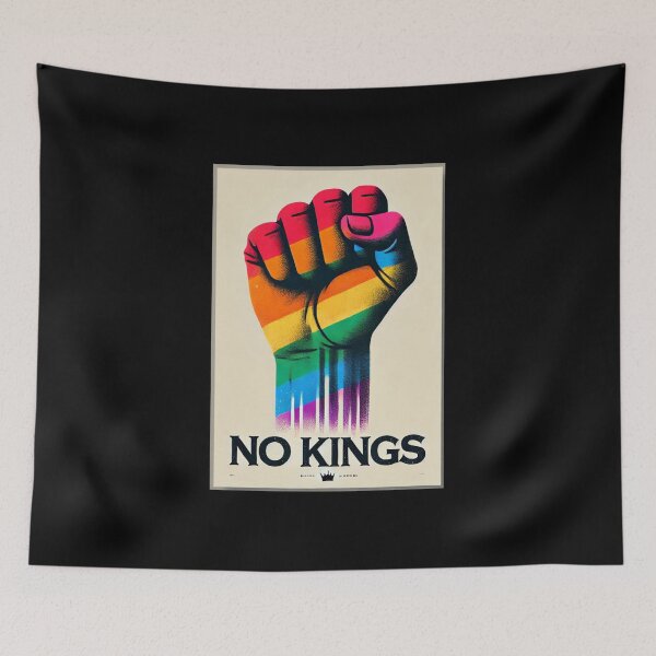 Item preview, no kings no oligarchs designed and sold by TEEJAMBOREE.