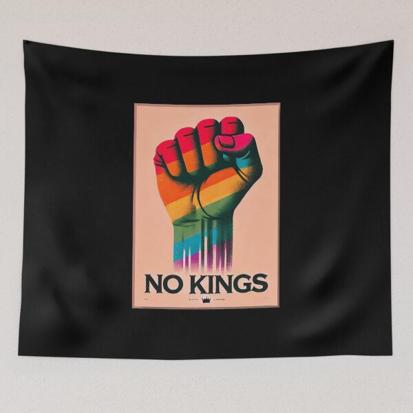 Item preview, no kings no oligarchs designed and sold by TEEJAMBOREE.