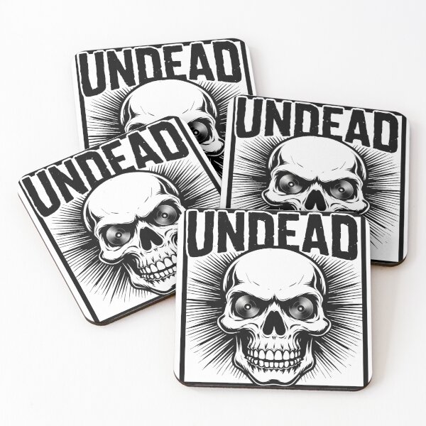 Item preview, Undead Skull Grayscale designed and sold by NightTimeJ.