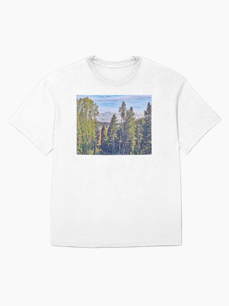 Thumbnail 3 of 7, Oversized T-Shirt, View to Lough Key designed and sold by bywhacky.