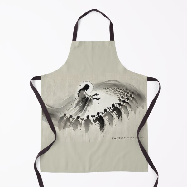 Item preview, Jesus Feeding The 5000, Bible Art designed and sold by MagicByAmos.