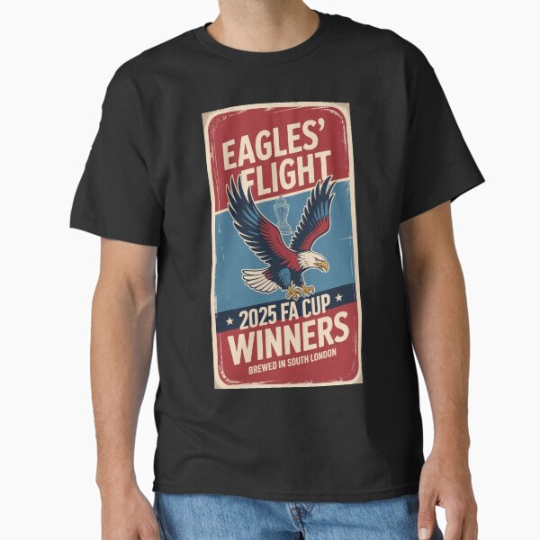 Item preview, Crystal Palace FA Cup Winners Beer Label - Eagles’ Flight Vintage Design designed and sold by Final Whistle Art.