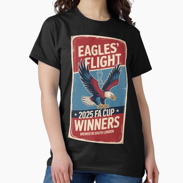 Item preview, Crystal Palace FA Cup Winners Beer Label - Eagles’ Flight Vintage Design designed and sold by Final Whistle Art.