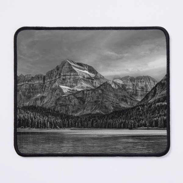 Item preview, The Blue Mountains of Glacier National Park, Montana In Black and White designed and sold by Kay Brewer.