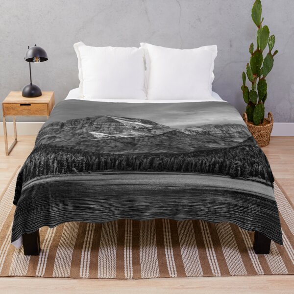 Item preview, The Blue Mountains of Glacier National Park, Montana In Black and White designed and sold by Kay Brewer.