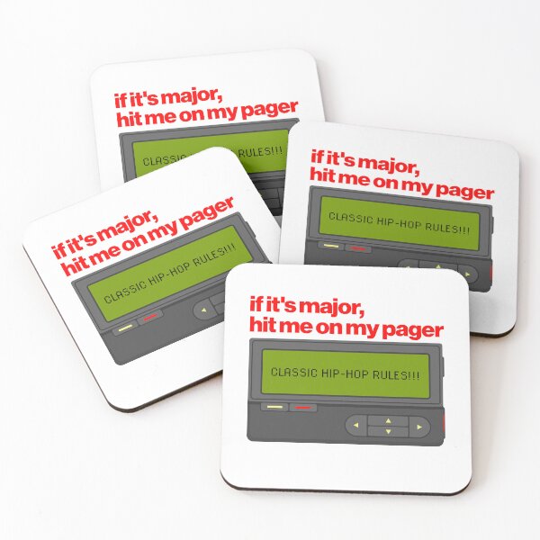 Item preview, Hit Me on My Pager designed and sold by Kipepeo Design Ltd..