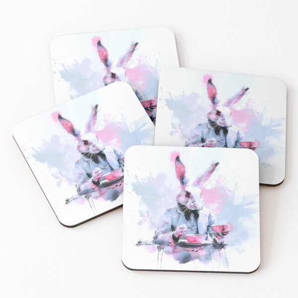 Item preview, Whimsical Abstract Bunny Rabbit designed and sold by ArtbyJustis.