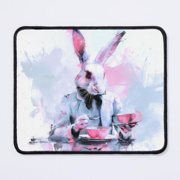 Item preview, Whimsical Abstract Bunny Rabbit designed and sold by ArtbyJustis.
