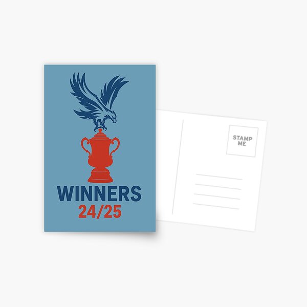 Item preview, Crystal Palace FA Cup Winners 2024/25 designed and sold by Final Whistle Art.