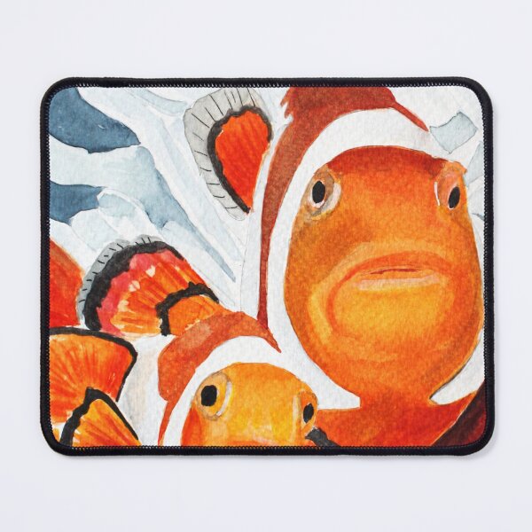 Item preview, Beneath the Waves – Clownfish and Anemone designed and sold by PinkRhinoArt.