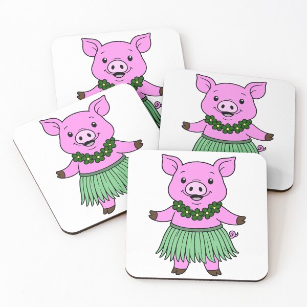 Item preview, Luau Piggy - Dark Green designed and sold by AngelMiette.