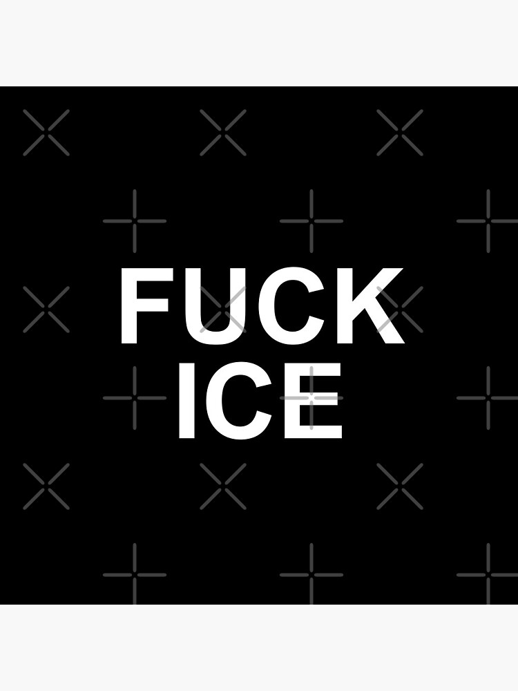 Thumbnail 3 of 3, Pin, Fuck ICE Shirt designed and sold by dgavisuals.
