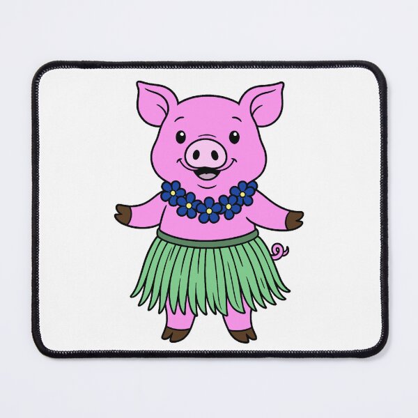 Item preview, Luau Piggy - Dark Blue designed and sold by AngelMiette.