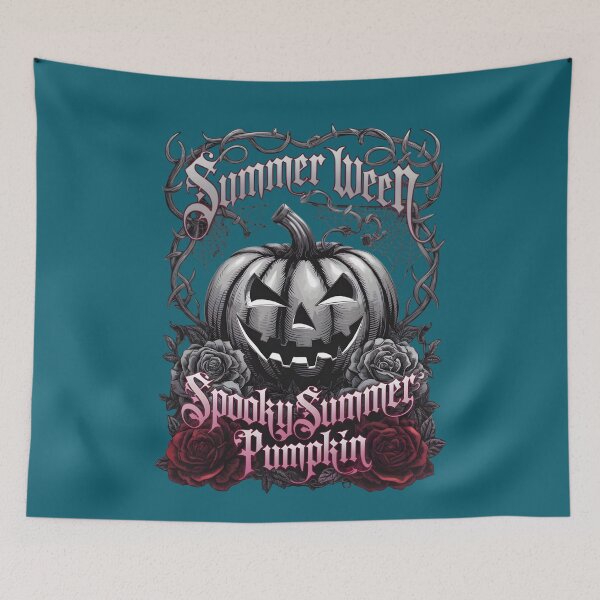 Item preview, Summerween Vibes Spooky Summer Pumpkin designed and sold by box-artshop.