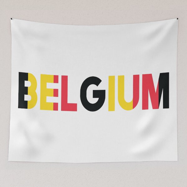 Item preview, Belgium Text in Flag Colours designed and sold by SJB8Art.