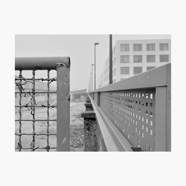 Item preview, Liminal Industrial-Commercial Zone – Black and White designed and sold by SectorOblivion.