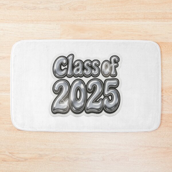Item preview, Class of 2025 Silver Balloon Art – Chrome Graduation Style designed and sold by Trendy Sticker & Merch Collection - Express Yourself.
