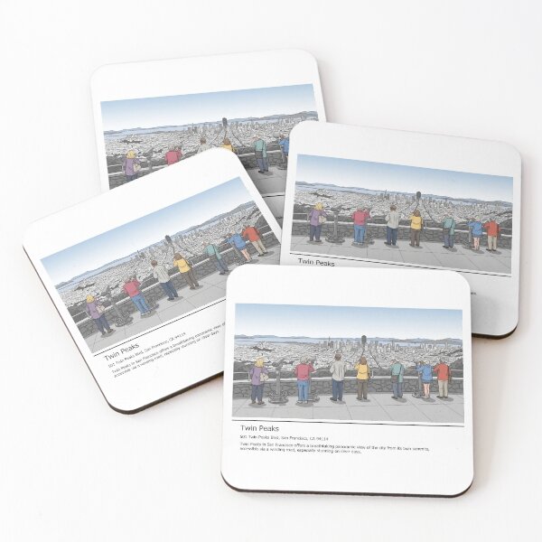 Item preview, Twin Peaks Vista: San Francisco Cityscape designed and sold by aggibba.