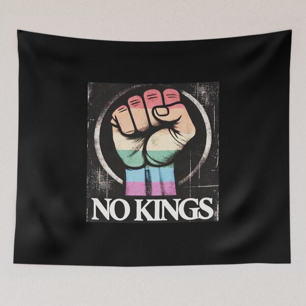 Item preview, no kings no oligarchs designed and sold by TEEJAMBOREE.