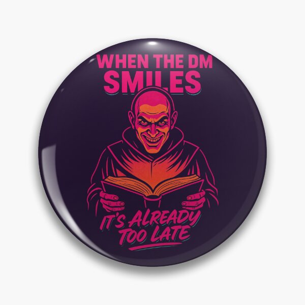 Item preview, When the DM Smiles – Funny DnD Dungeon Master Meme Design	 designed and sold by Victor Shadehorn.