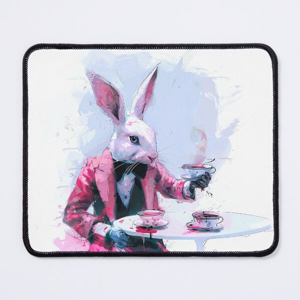Item preview, Whimsical Abstract Bunny Rabbit  designed and sold by ArtbyJustis.