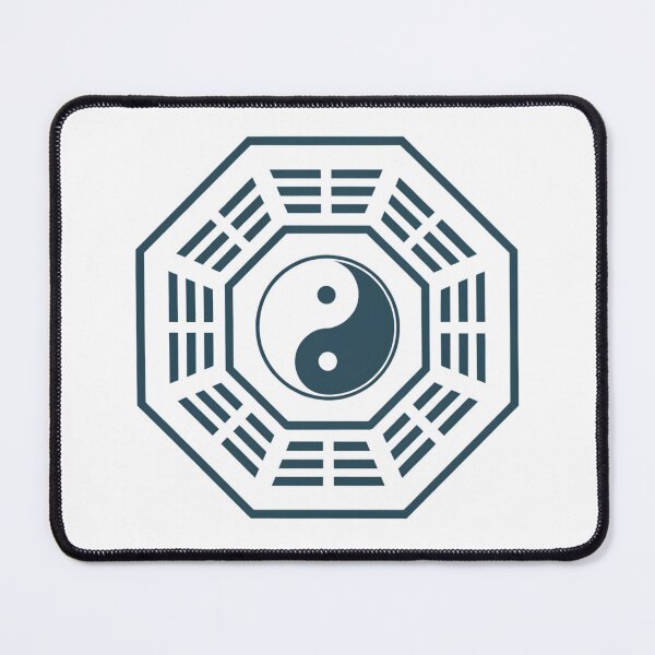 Item preview, Bagua mirror with Yin Yang blue designed and sold by Lucky 777.