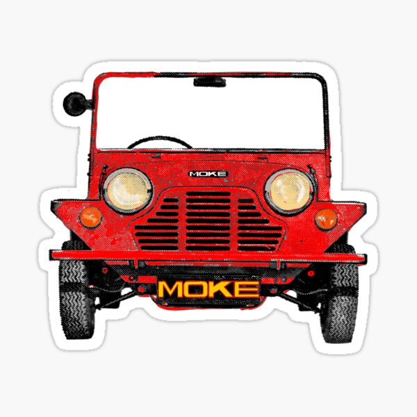 Artikel-Vorschau von Klassische Vintage Mini Moke Pop-Art, designt und verkauft von Kludoman.