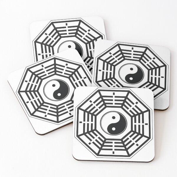 Item preview, Bagua mirror with Yin Yang black designed and sold by Lucky 777.
