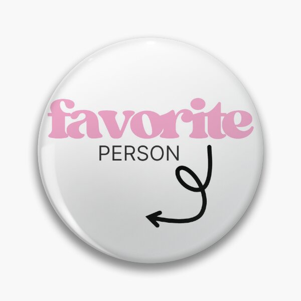 Item preview, Favorite Person Left Arrow Pink On White designed and sold by nikifora.