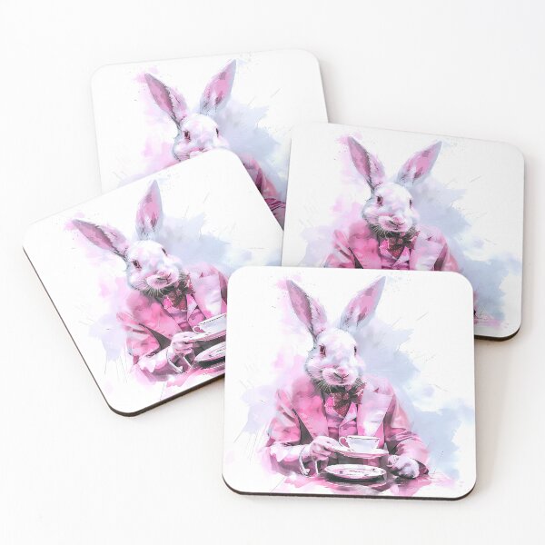 Item preview, Whimsical Abstract Bunny Rabbit designed and sold by ArtbyJustis.