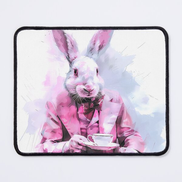 Item preview, Whimsical Abstract Bunny Rabbit designed and sold by ArtbyJustis.